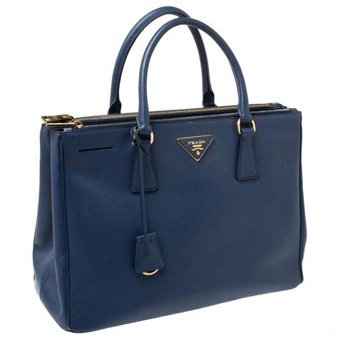 navy blue Prada bag